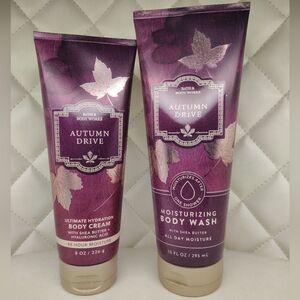 Autumn Drive Ultimate Hydration Body Cream & Moisturizing Body Wash ~ Set of 2